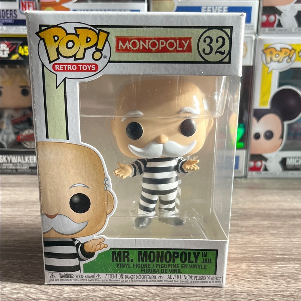 Funko Retro Toys Mr. Monopoly in Black and White